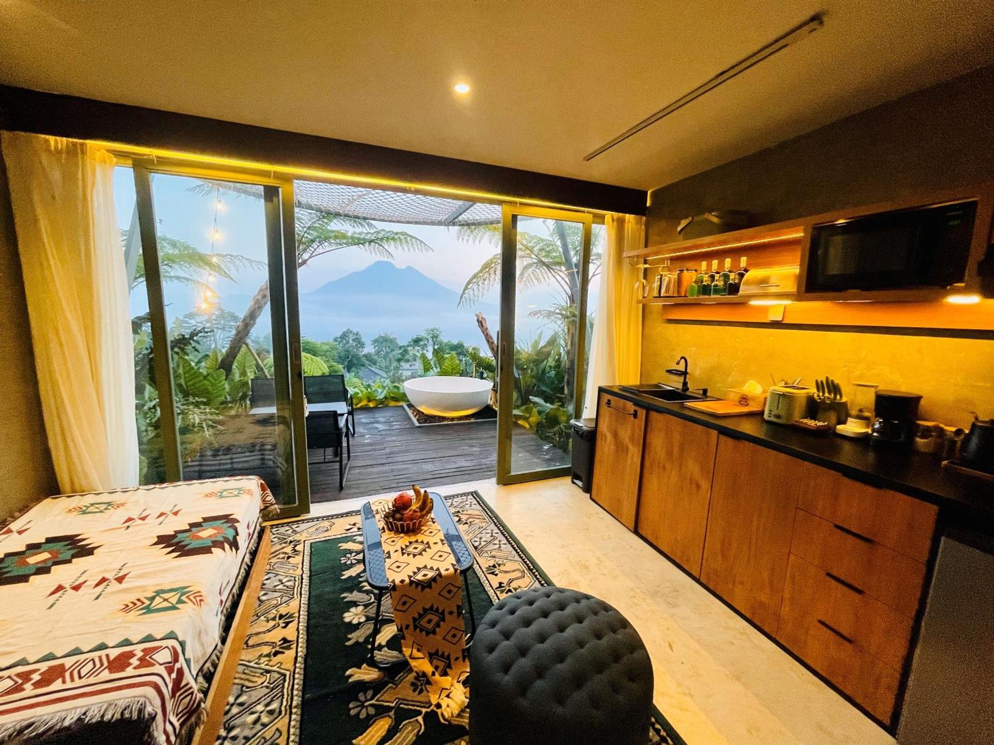 Black Wood Cabin Kintamani  Exterior photo