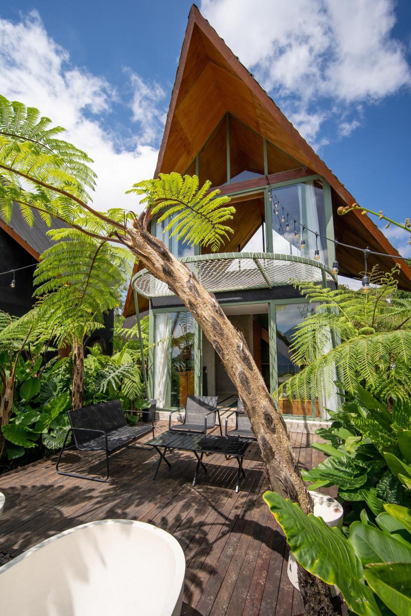 Black Wood Cabin Kintamani  Exterior photo